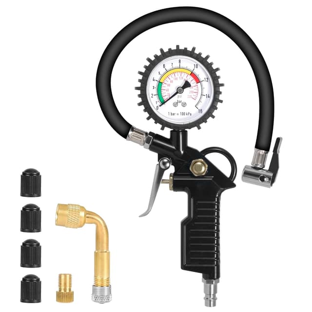 Detalle de GLOSKIN Manometro pressione pneumatici 220 PSI ⛽