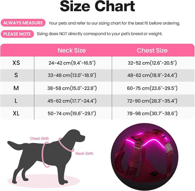 Thumbnail 1 de Feycig Leuchtendes Hundegeschirr Große Hunde