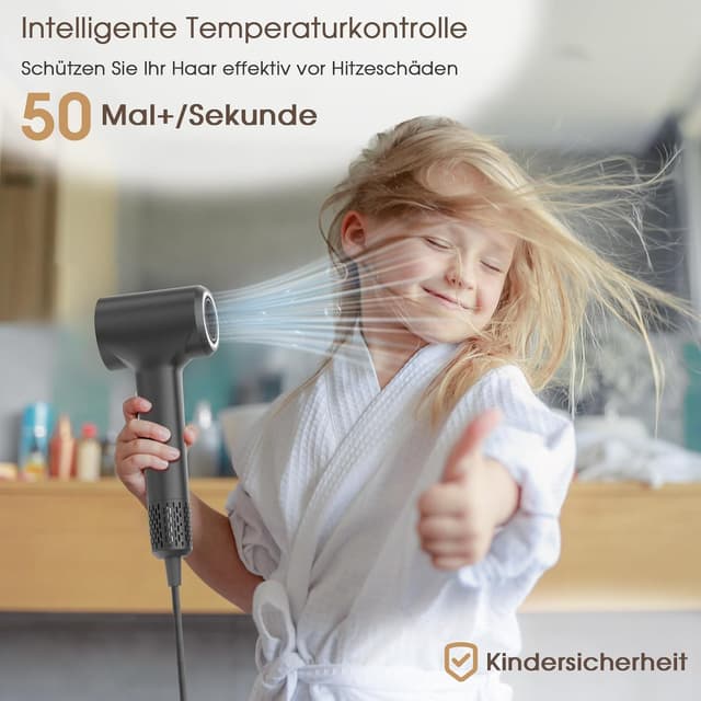 Thumbnail 5 de Ionen Föhn 110000 U/min 57dB Haarfön
