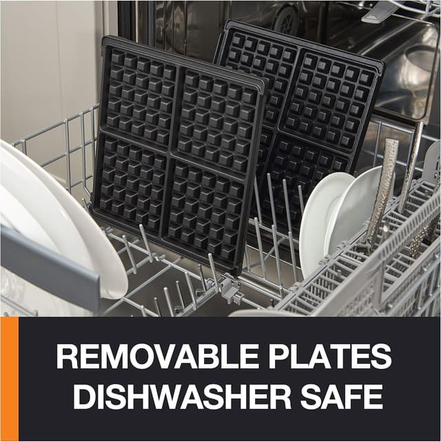 Detalle 2 de KRUPS Belgian Waffle Maker 1200W, 4-Slice