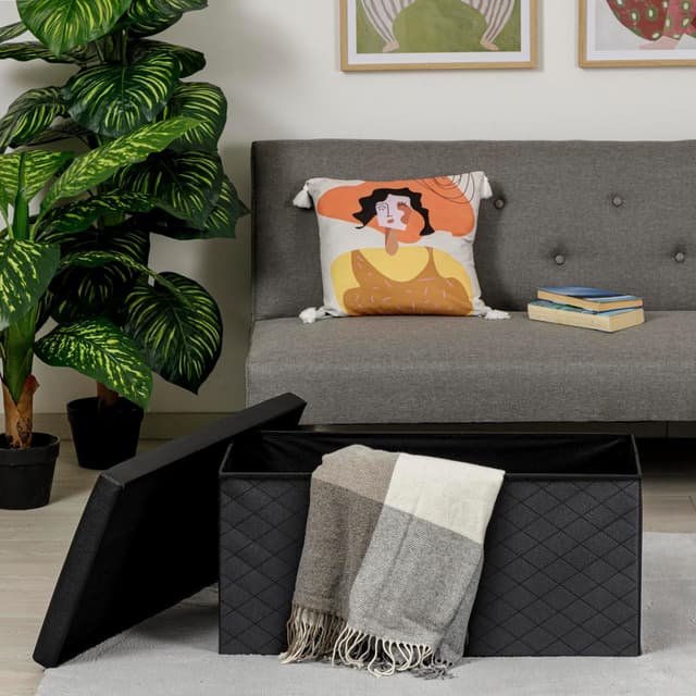 Thumbnail 4 de Baroni Home Cassapanca Pieghevole 76x38x38 cm