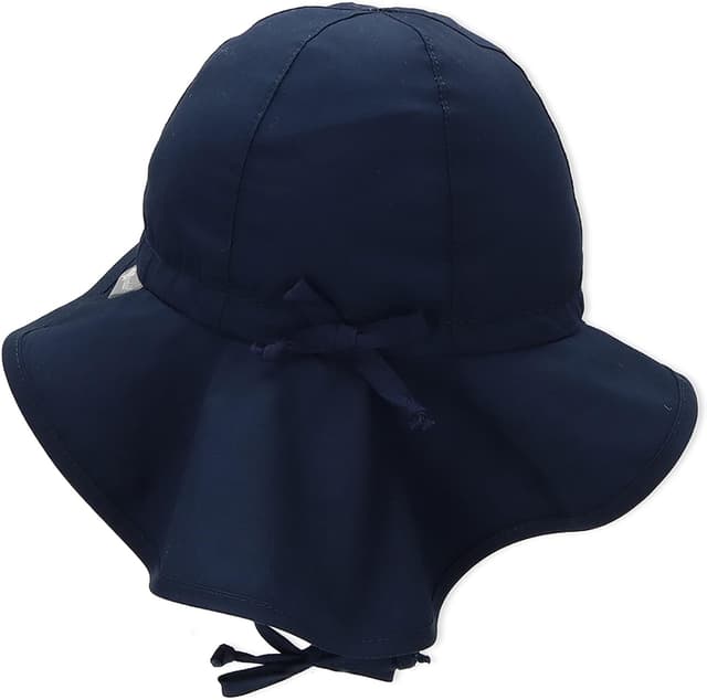 Detalle de Sterntaler Unisex Baby Mütze Flapper – UV-Schutz für warme Sommertage