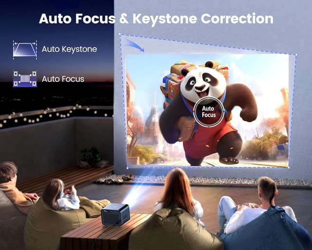 Detalle de WiMiUS K9 1080P projector with Netflix access