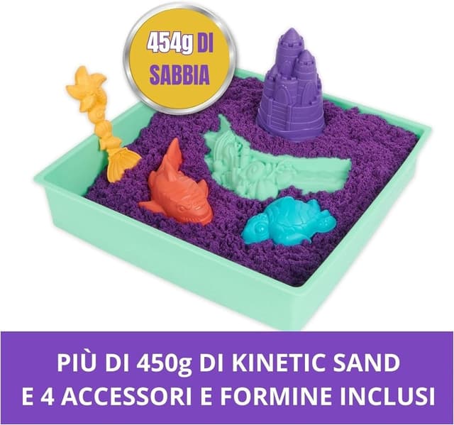 Detalle 2 de Kinetic Sand zestaw piaskownica 454 g