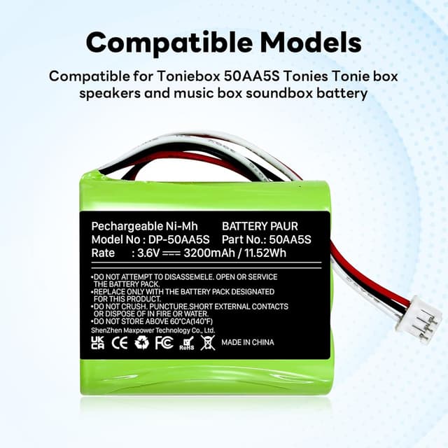 Thumbnail 5 de TonieBox Ersatzakku 3200mAh NiMH