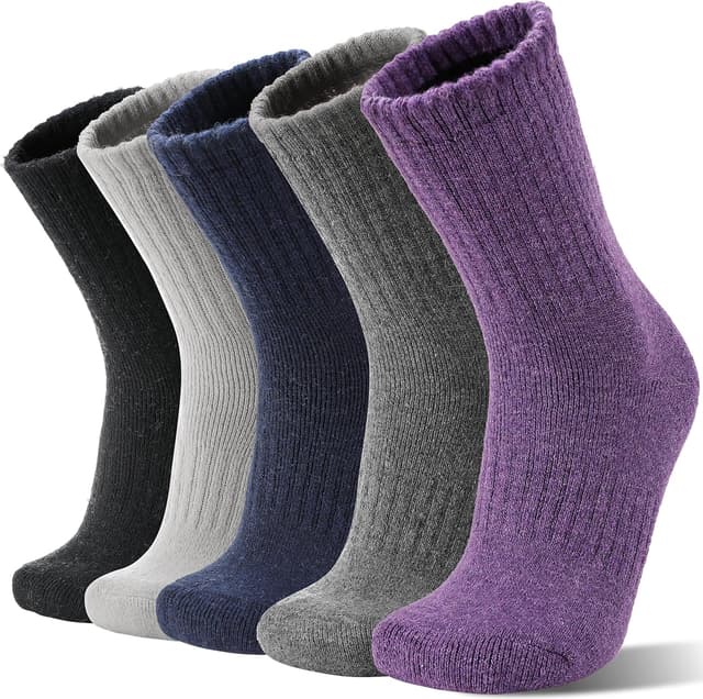 Imagen de Sandsuced Womens Merino Wool Thermal Socks 5 pairs en OfertitasTOP