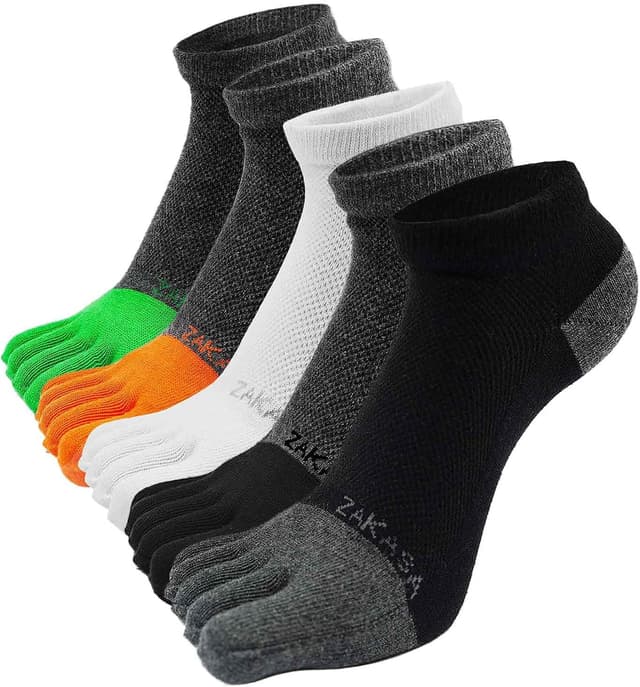 Detalle de ZAKASA Chaussettes à doigts 5 paires