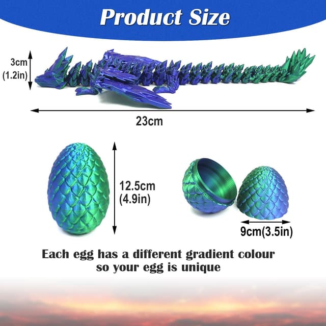 Detalle 2 de DUOCIYUAN 3D Drachenei im Ei