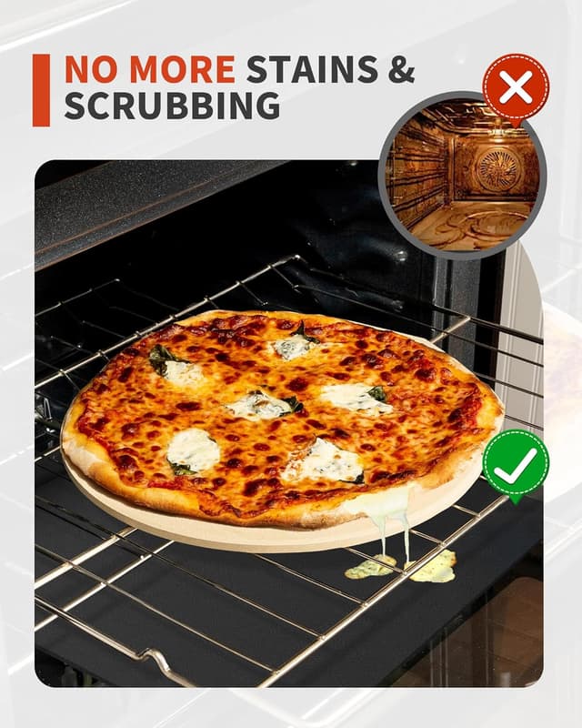 Detalle 1 de Oven Liners 17"x25" 2-Pack Reusable Oven Mats