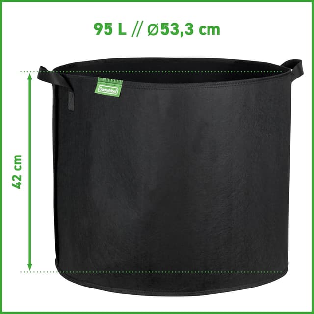 Detalle 2 de GardenMate 5X sacs à plantes 95L