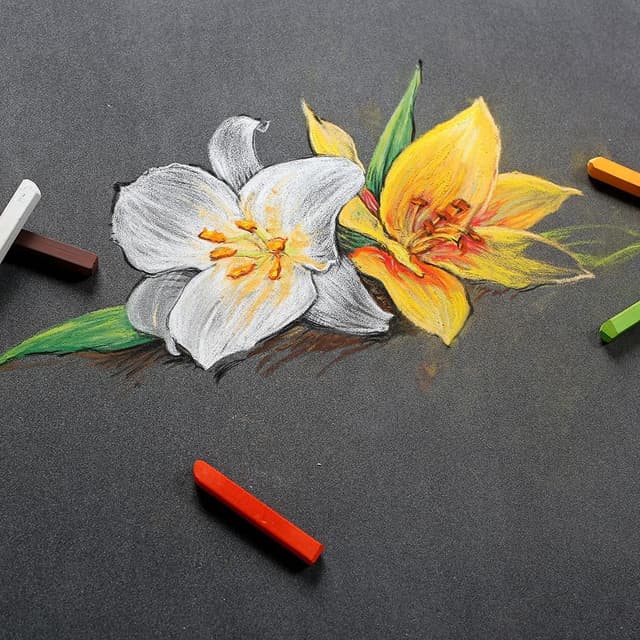 Thumbnail 2 de Clairefontaine Bloc Collé Pastelmat 30x40 Anthracite