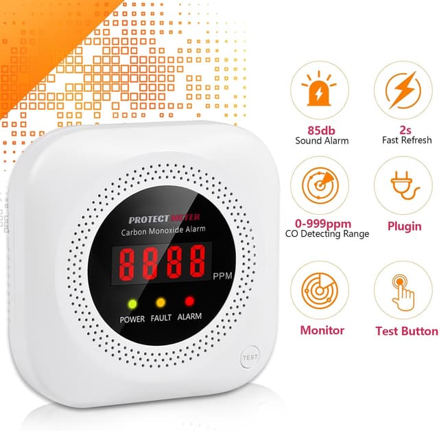 Thumbnail 2 de Protectmeter Portable Carbon Monoxide Detector 2-pack
