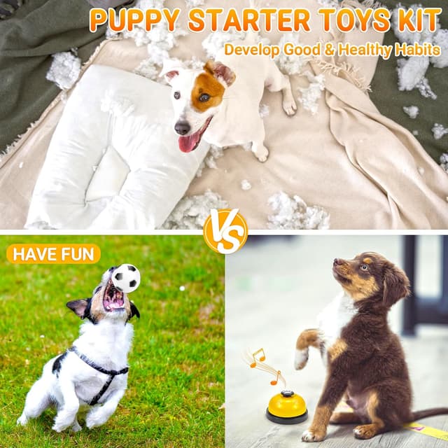 Thumbnail 5 de LECHONG Puppy Starter Toy Set 21-pack for training