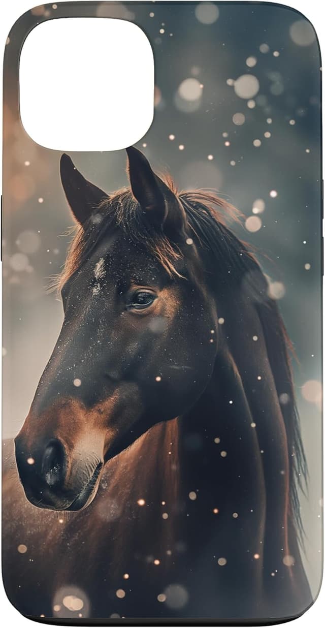 Thumbnail 6 de Coque iPhone 14 Pro Max Cheval flocons