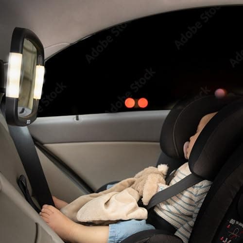 Thumbnail 8 de Onco LED Baby Car Mirror 360° adjustable