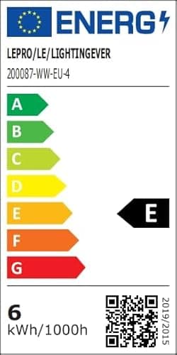 Thumbnail 8 de Lepro Bombilla LED GU10 Blanco Cálido 2700K 6W (equiv. 80W) NO regulable, 38° – Pack 4