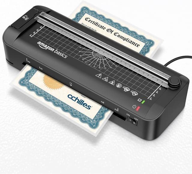 Thumbnail 4 de Amazon Basics Plastifieuse A4 10 pochettes đ