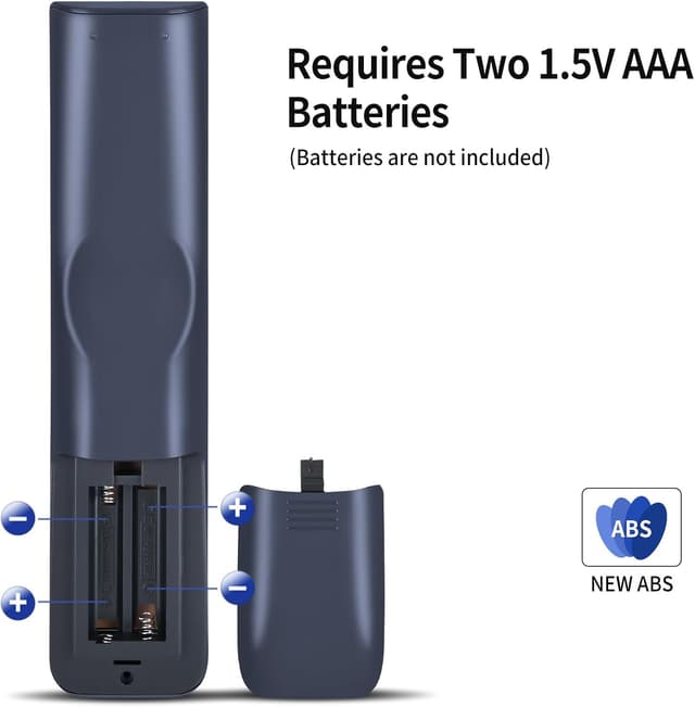 Detalle de TCNOUMT RCC004 replacement remote for TCL Cello Neon TVs and DVD models