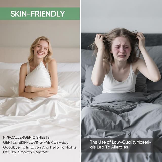 Detalle 1 de Luxury Tencel bamboo cooling sheet set, King