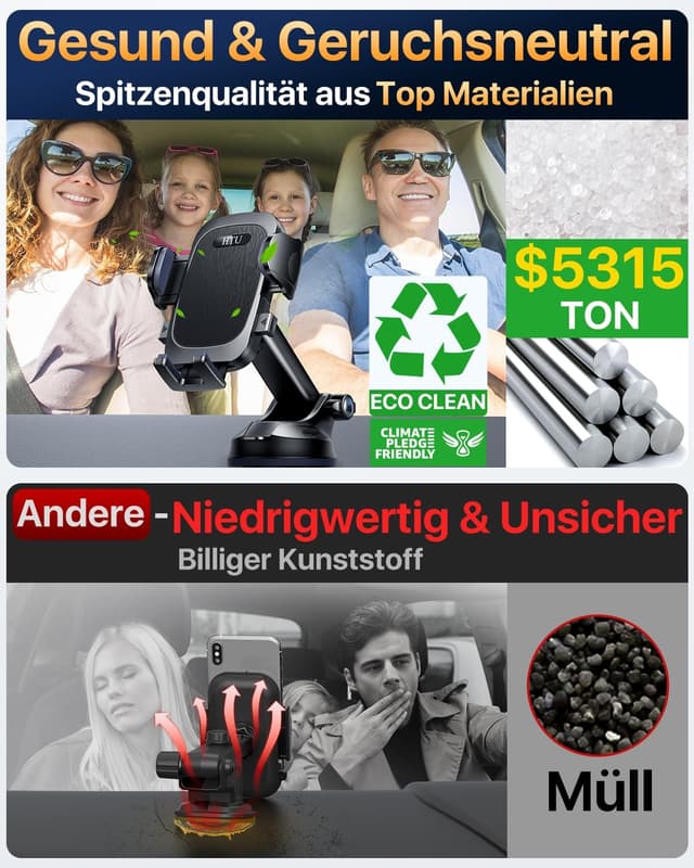Thumbnail 4 de HTU 2026 Handyhalterung Auto 4 in 1