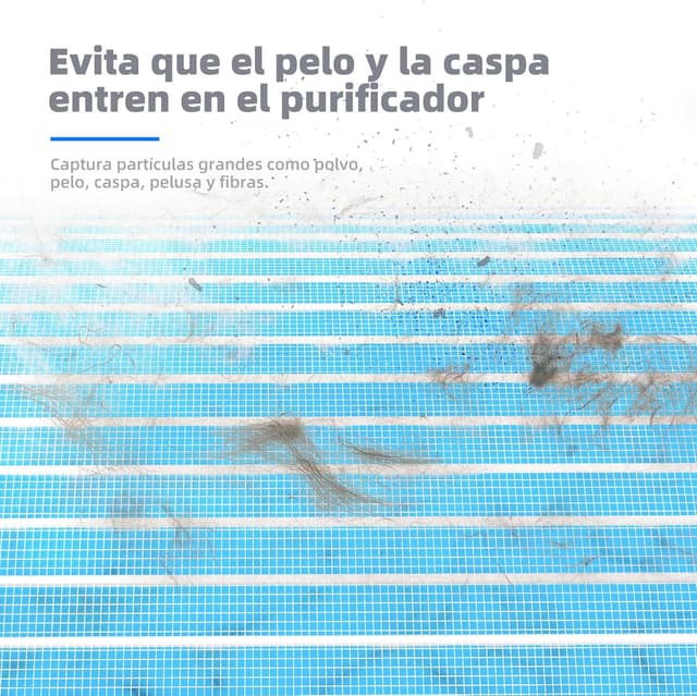 Detalle de AROEVE JH12&JH01A filtro aire 4 en 1