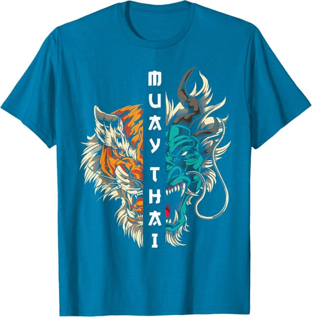 Thumbnail 4 de T-shirt boxe Muay Thai Tigre dragon