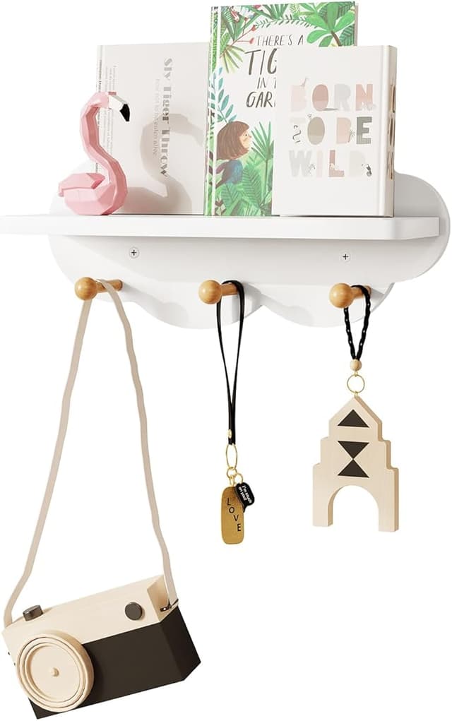 Detalle de WOLTU Estante Nube Flotante para Niños 🌥