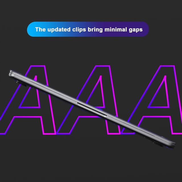 Detalle de eleger Matte Crystal Case for MacBook Neo 13 inch (A3404 A18 Pro) in Silver Transparent – ultra-thin hard cover