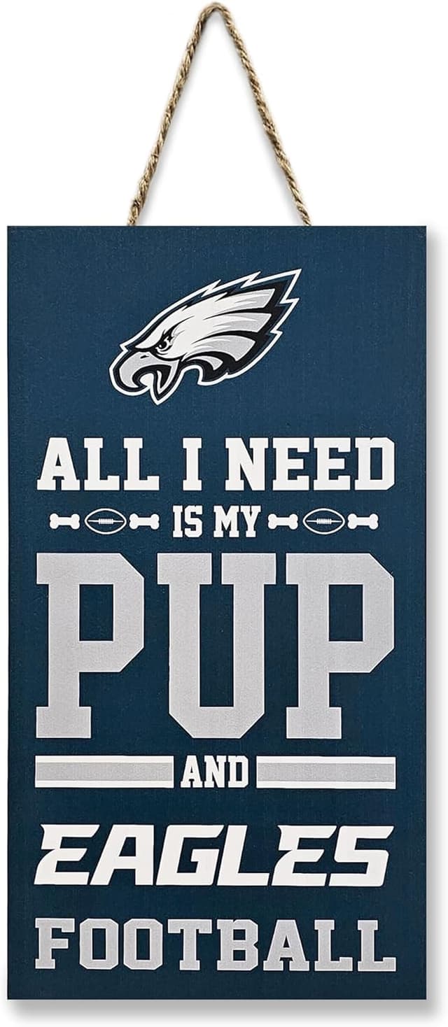 Detalle 2 de NFL Cincinnati Bengals “All I Need Is My Pup and Football” Yard Sign by Pets First