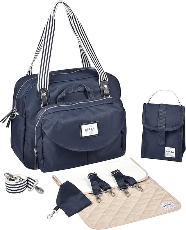 Detalle 2 de BÉABA Genève II bolso pañales 1 unidad Bleu