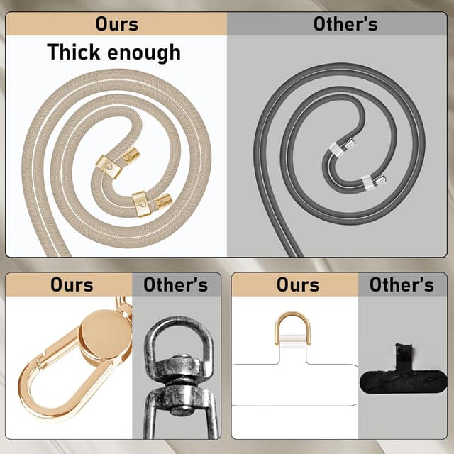 Thumbnail 6 de ROCONTRIP Phone Lanyard Adjustable neck strap