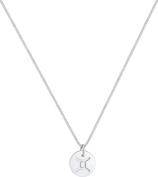 Detalle 2 de Elli Sternzeichen Zwilling Halskette 45 cm Silber