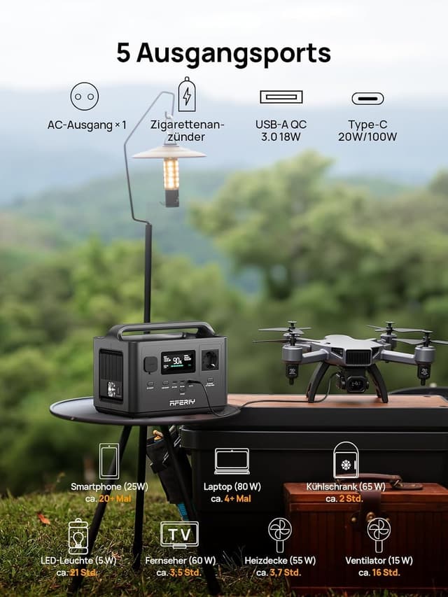 Thumbnail 4 de AFERIY AF-P040 Powerstation 256Wh đ