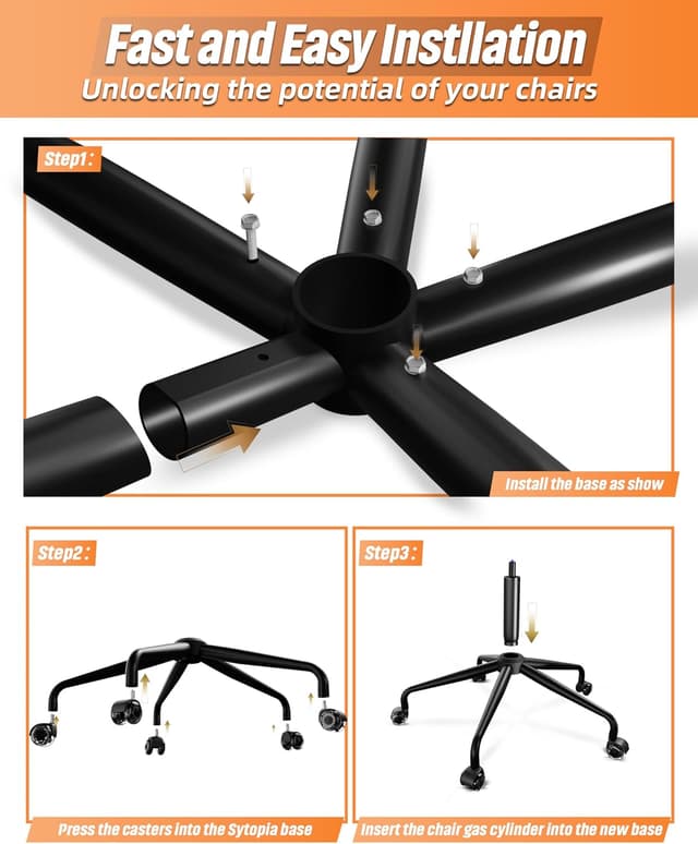 Thumbnail 5 de Sytopia Base giratoria 28 pulgadas, capacidad 2600 libras