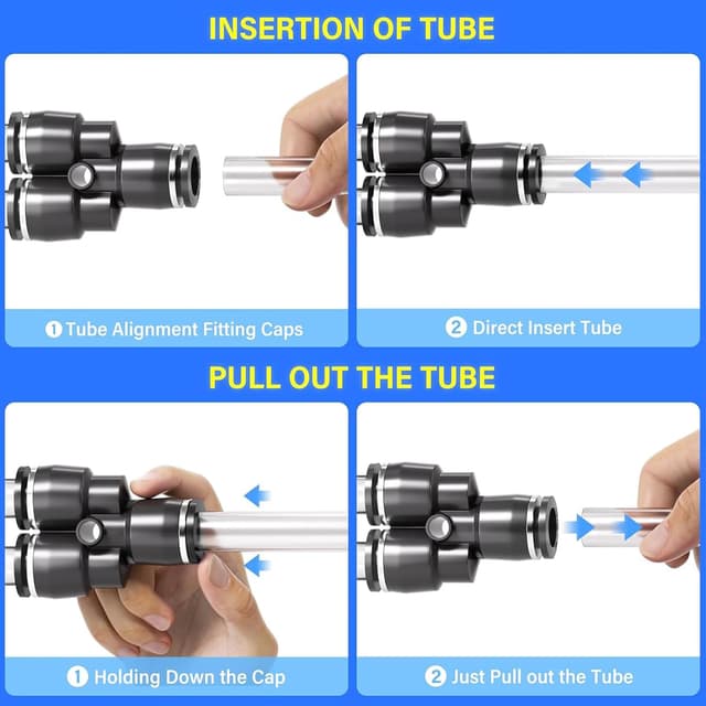 Detalle 1 de TAILONZ PNEUMATIC push fit 10mm OD fittings