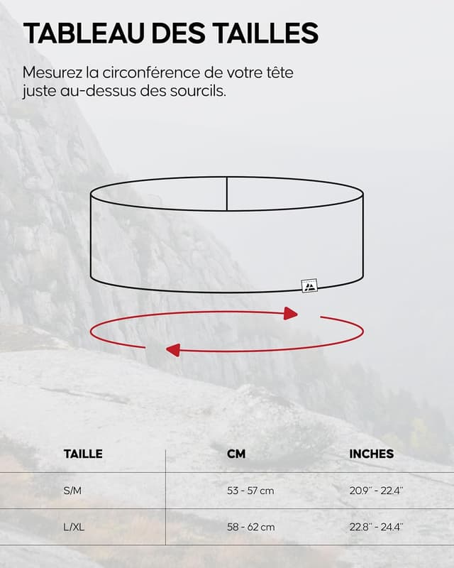 Thumbnail 5 de DANISH ENDURANCE Bandeau Mérinos 180 g/m²