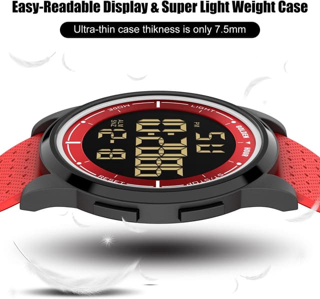 Thumbnail 2 de GOLDEN HOUR Ultradünne Sportuhr 8 mm