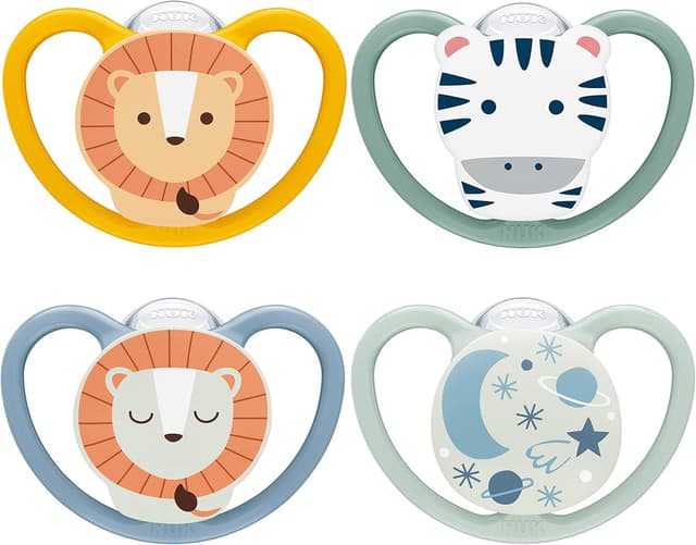 Imagen de NUK Space Day & Night Tétine 18-36 mois Lot de 4 en OfertitasTOP