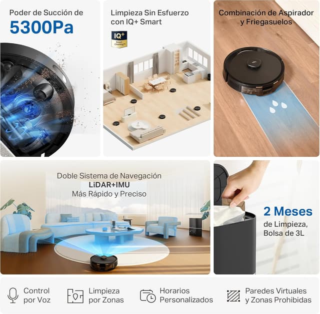 Thumbnail 2 de Tapo RV30 MAX Plus: Robó Aspiradora con Vacío Automático 🧹