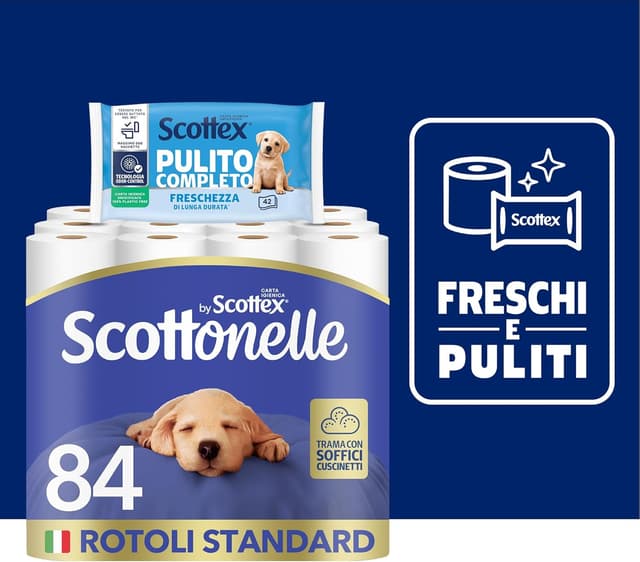 Thumbnail 3 de Scottonelle Carta Igienica Morbida e Resistente 84 rotoli