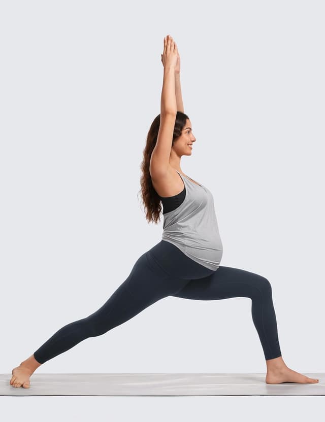 Detalle 2 de CRZ YOGA Butterluxe leggings premaman con tasche per allenamento yoga (63 cm)