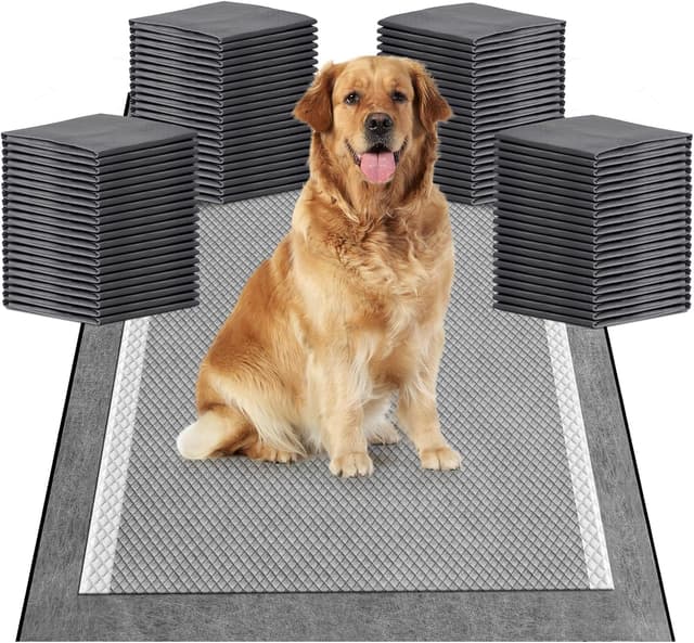 Detalle de MIZOK Charcoal Puppy Pads 50 Pack