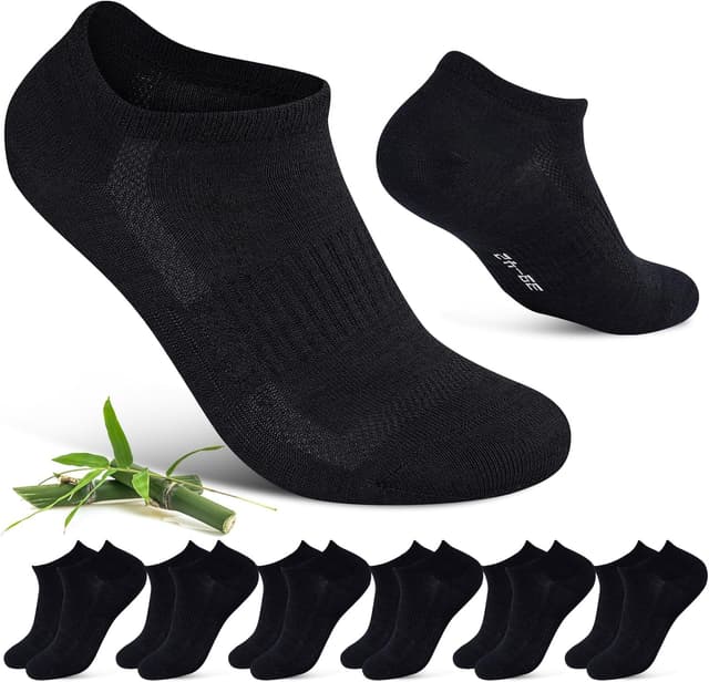 Detalle de Cirorld Bambus Sneaker Socken 39–46