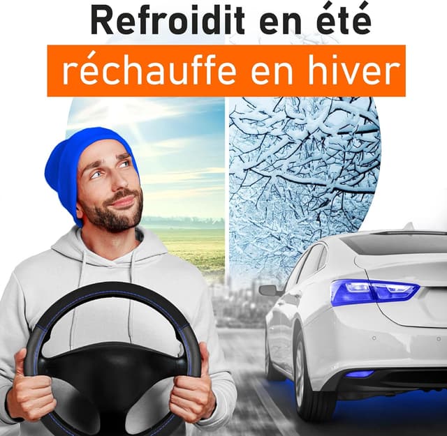 Detalle de Upgrade4cars Couvre Volant 37-39 cm