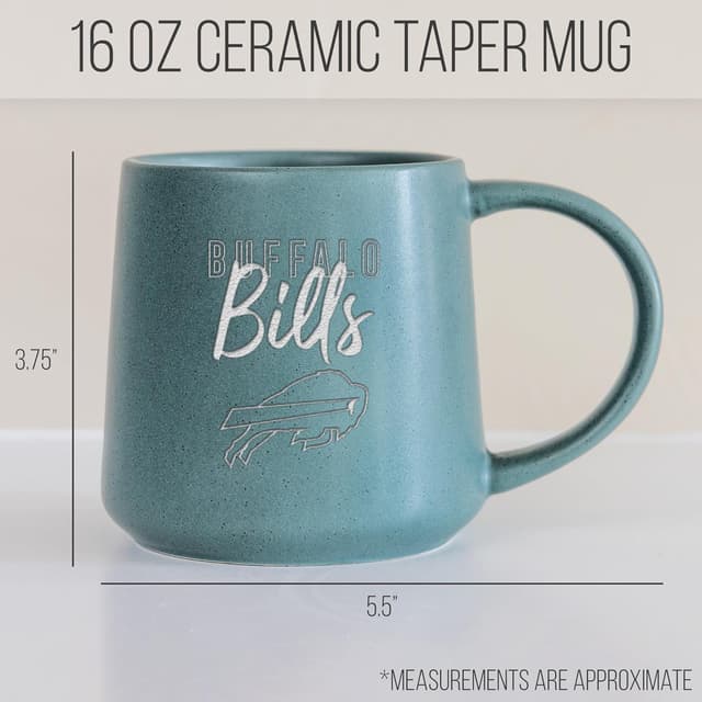 Detalle 2 de Rico Industries NCAA Standard 15oz Laser Engraved Matte Black Ceramic Bistro Mug