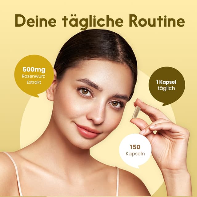 Thumbnail 2 de Rhodiola Rosea 10:1 Extrakt 500 mg Kapseln