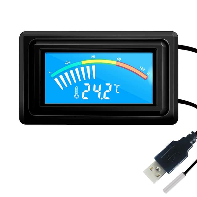Imagen de KETOTEK USB Termometro Digitale per Acquario 110°C en OfertitasTOP