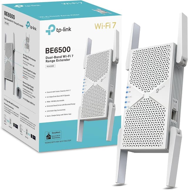 Thumbnail 6 de TP-Link RE225BE WiFi 7 Dual-Band Extender Booster (BE3600) with Ethernet Port