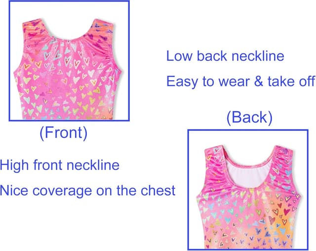 Detalle de Domusgo Sparkly One-Piece Leotard for Girls