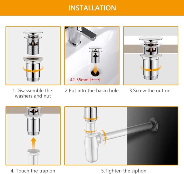 Thumbnail 6 de GRIFEMA G104 Scarico lavabo universale S